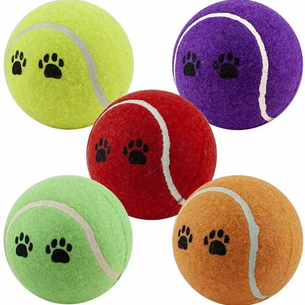 Outlet 4'' Tennis Balls For Dogs - Assorted Colors Dog Toys