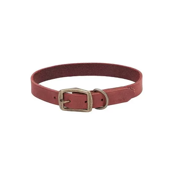 Fashion Circle T Rustic Leather Collar Large 1" X 20", 22", 24" Collars