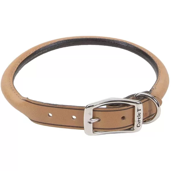Outlet Coastal Oak Ned Leather Collars Large 18" Or 20" Collars