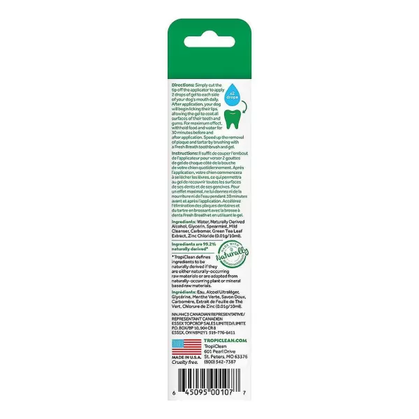 Outlet Fresh Breath By Tropiclean Clean Teeth Oral Care Gel 2Oz Dental Care
