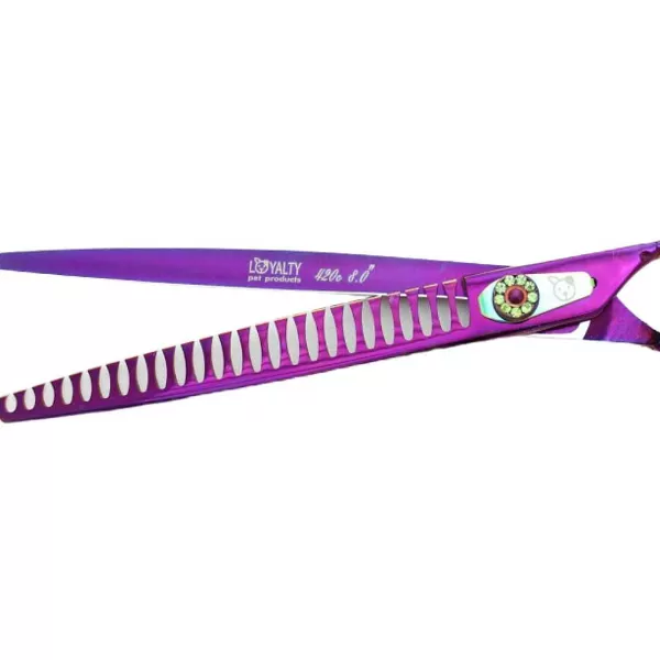 Flash Sale Loyalty Pet Poison Ivy 4 Piece 8" Shear Set With Travel Case Grooming Shears