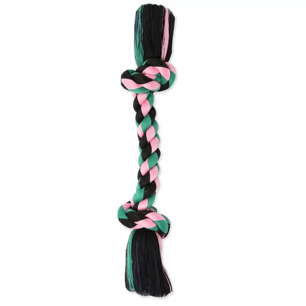 Clearance Mammoth Pet Cotton Blend Color Rope Bone 6" Dog Toys