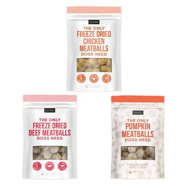 Online Natural Rapport The Only Freeze Dried Meatballs Dogs Need Dog Treats