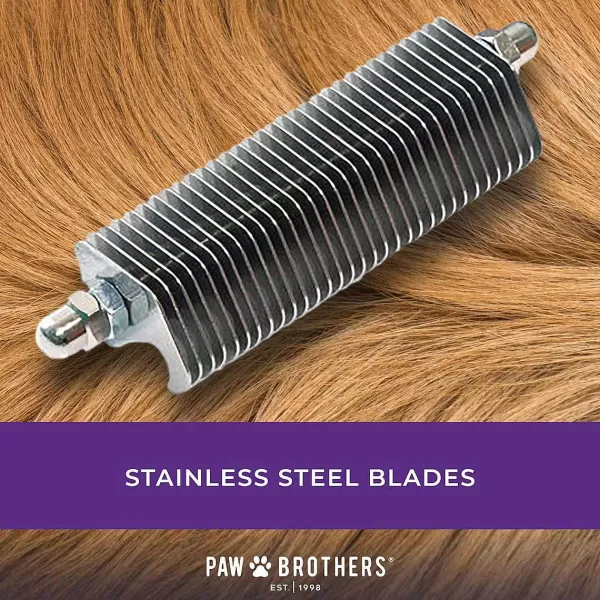 Best Paw Brothers 32 Blade Double Wide Coat Rake (Extra Fine) Grooming Tools