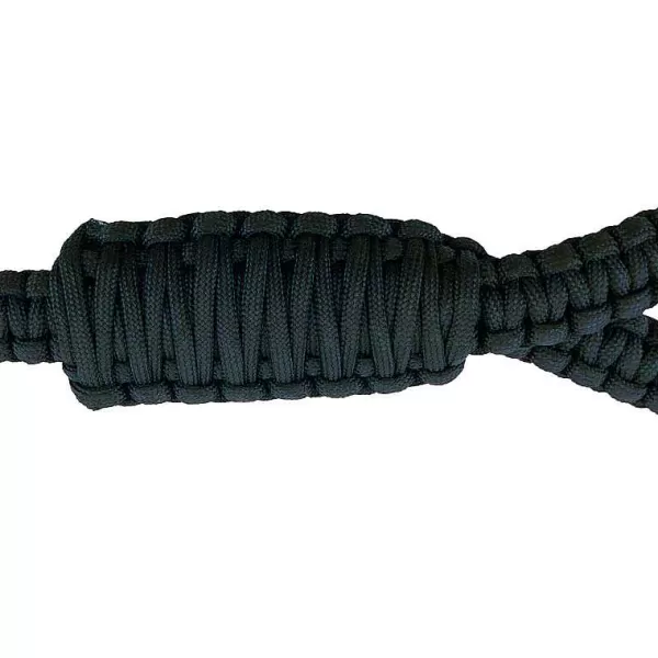 Flash Sale Paw Brothers 6' Tactical Cord Cobra Weave Lead Black Leads & Leashes