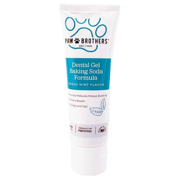 Online Paw Brothers Mint Dental Gel Baking Soda Formula 4 Oz Dental Care