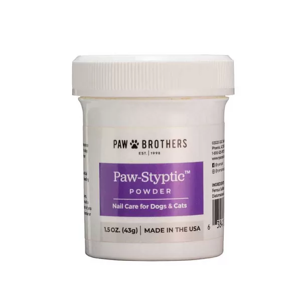 Hot Paw Brothers Paw Styptic Powder For Dogs & Cats (1.5 Oz) Safety