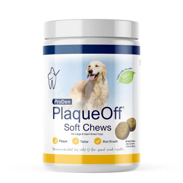 New Proden Plaqueoff Dental Large & Giant Breed Dog Soft Chew - 90 Count Dental Care